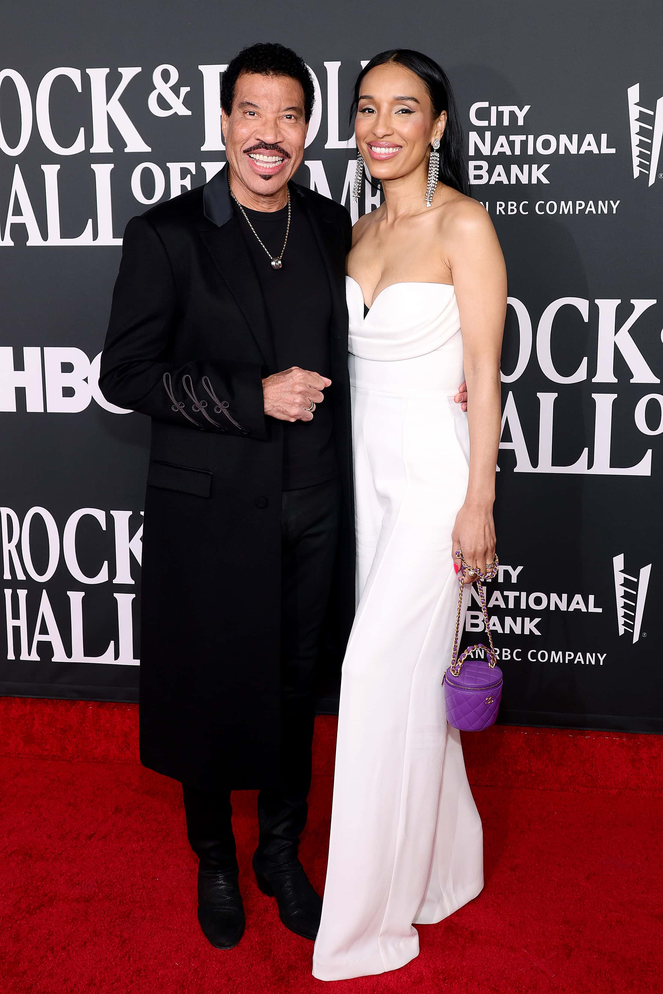(L-R) Lionel Richie and Lisa Parigi attend the 37th Annual Rock & Roll Hall of Fame Induction Ceremony at Microsoft Theater on November 05, 2022 in Los Angeles, California.