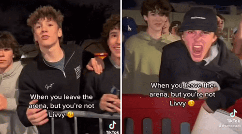 Olivia Dunnes's mother claimed her daughter was 'swarmed ' by a group of teenage boys (TikTok@saempeszek)