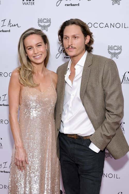 (L-R) Brie Larson and Elijah Allan-Blitz attend The Daily Front Row's 6th Annual Fashion Los Angeles Awards at Beverly Wilshire, A Four Seasons Hotel on April 10, 2022 in Beverly Hills, California.