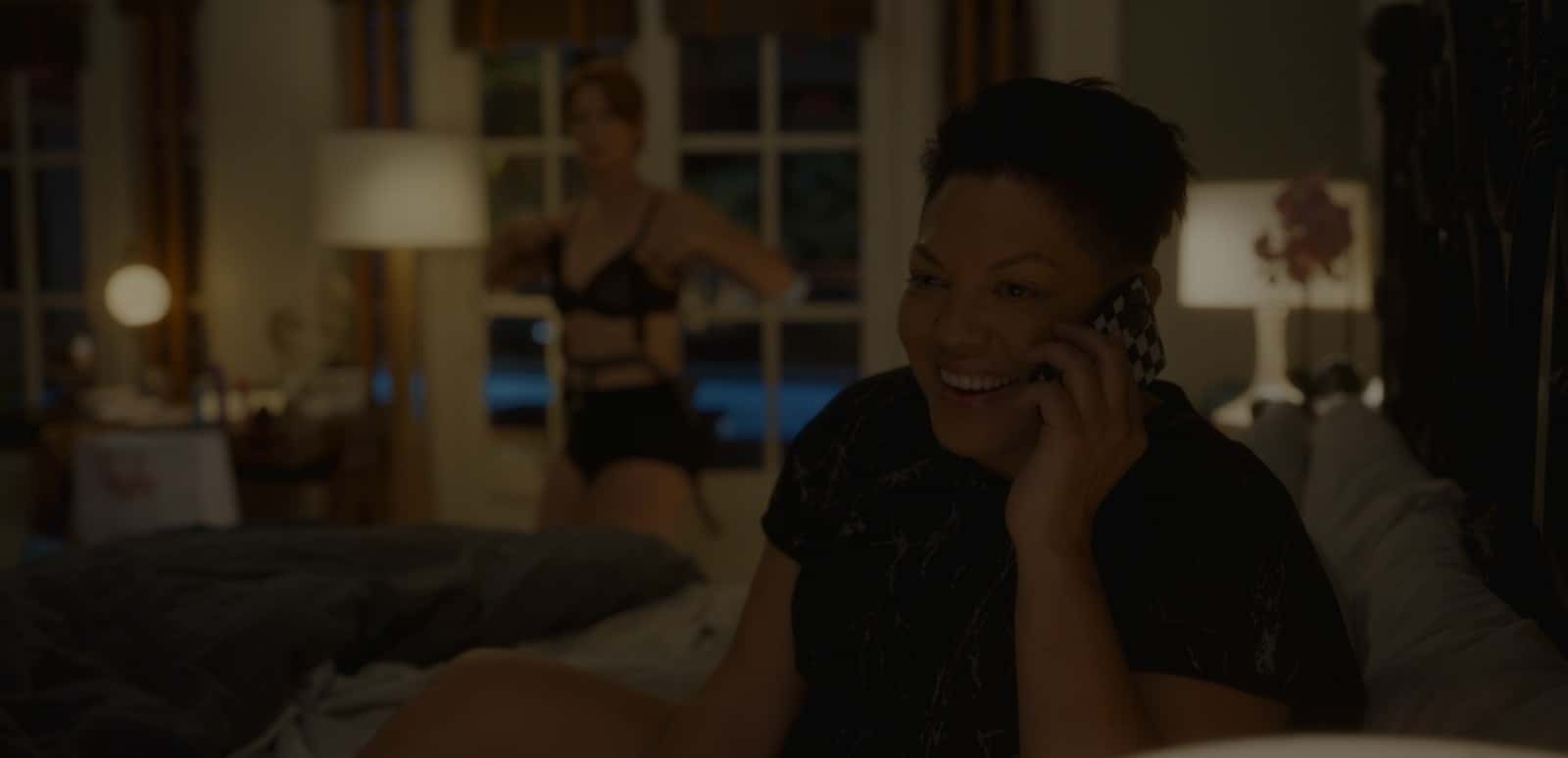 A glimpse from 'And Just Like That' Season 2 Episode 1 starring Sara Ramirez as Che (HBO)