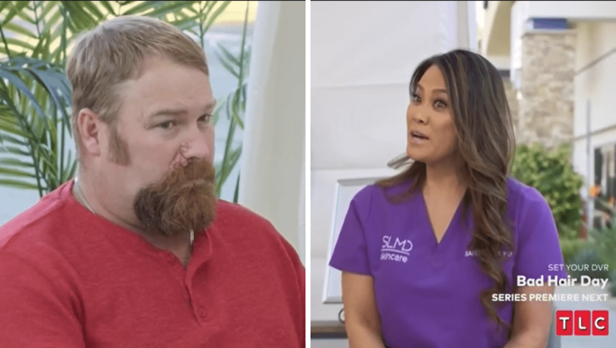 Dwayne visiting Dr Sandra Lee in 'Dr Pimple Popper' Season 8 (TLC)