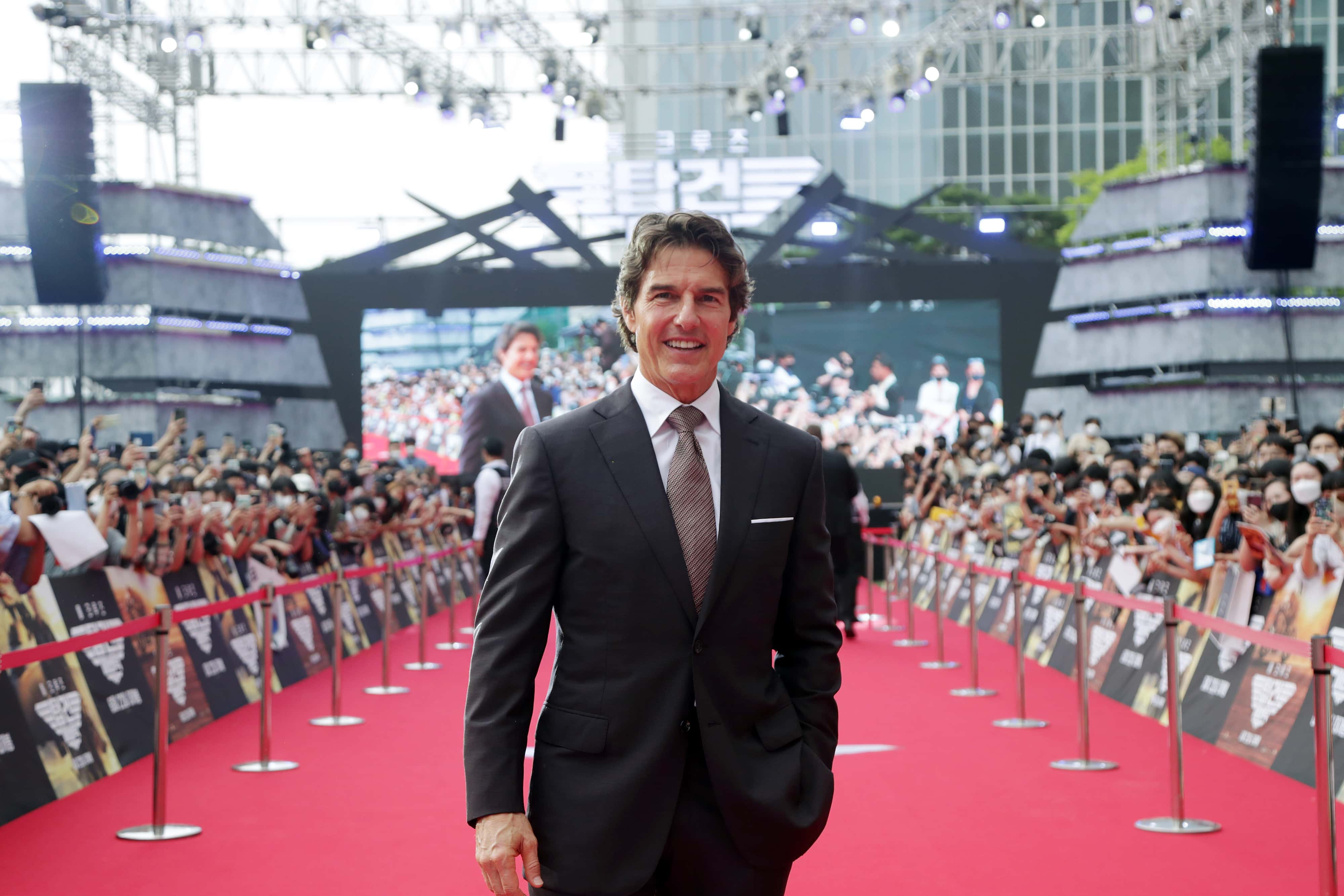 Tom Cruise attends the Korea Red Carpet for