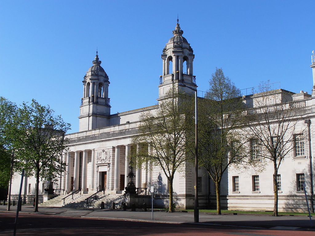 The pair's trial is taking place at the Cardiff Crown Court (Source: Wikipedia)
