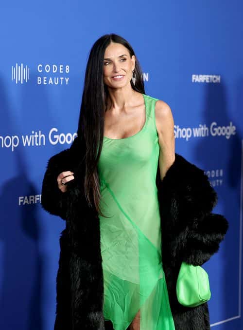 Demi Moore attends the Fashion Trust US Awards at Goya Studios on March 21, 2023 in Los Angeles, California.