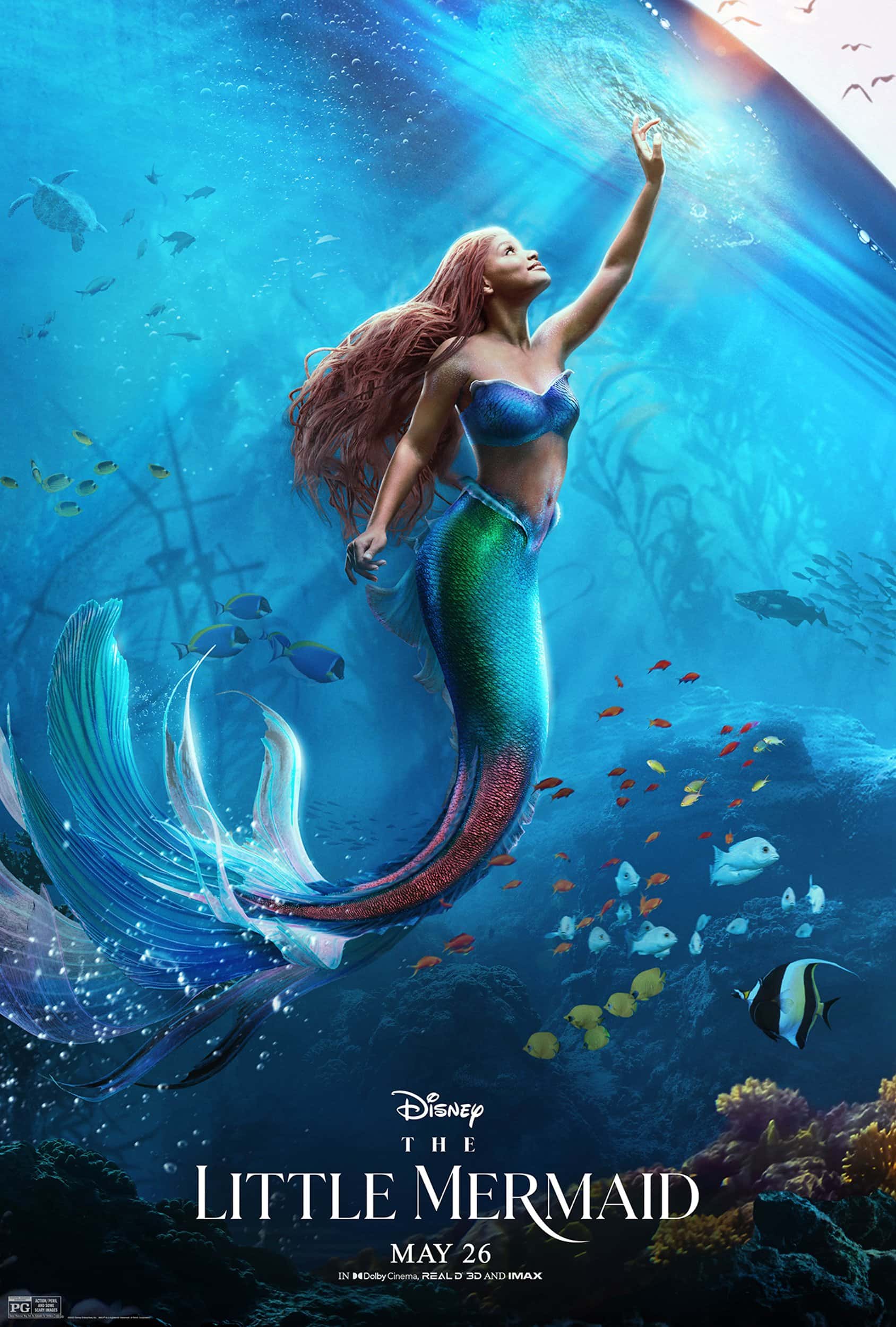 Halle Bailey in 'The Little Mermaid' 2023 (@LittleMermaid/Twitter)