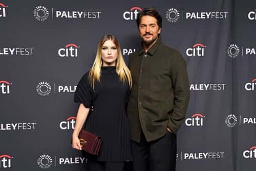 (L-R) Camille Razat and Lucas Bravoattend the 39th Annual PaleyFest LA -
