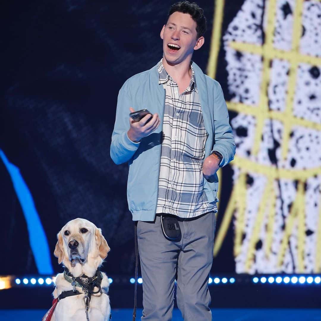 Comedian Ahren Belisle on 'AGT'  Season 18 (Instagram/ahren_belisle)