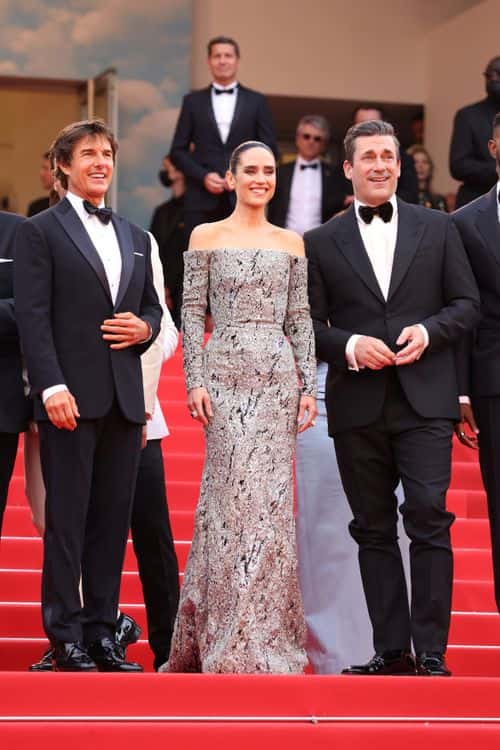 Tom Cruise, Jennifer Connelly and Jon Hamm attend the screening of 