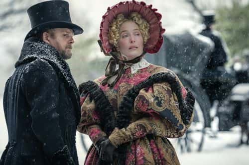 Toby Joned and Gillian Anderson in 'The Pale Blue Eye' (Netflix)