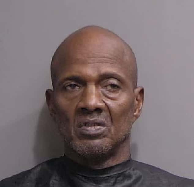 The incident happened around 3:45pm Thursday after Nick Huzior pulled over 61-year-old George Clemons for fleeing a hit-and-run scene in nearby Bunnell (Flager County Sheriffs Office)