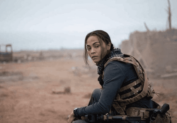 Zoe Saldana in a still from 'Special Ops: Lioness' (Paramount Plus)