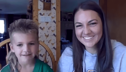 His mother Airen Ehrlich said he first decided to grow a mullet a year ago when he visited the barbershop 'because it looks cool' 