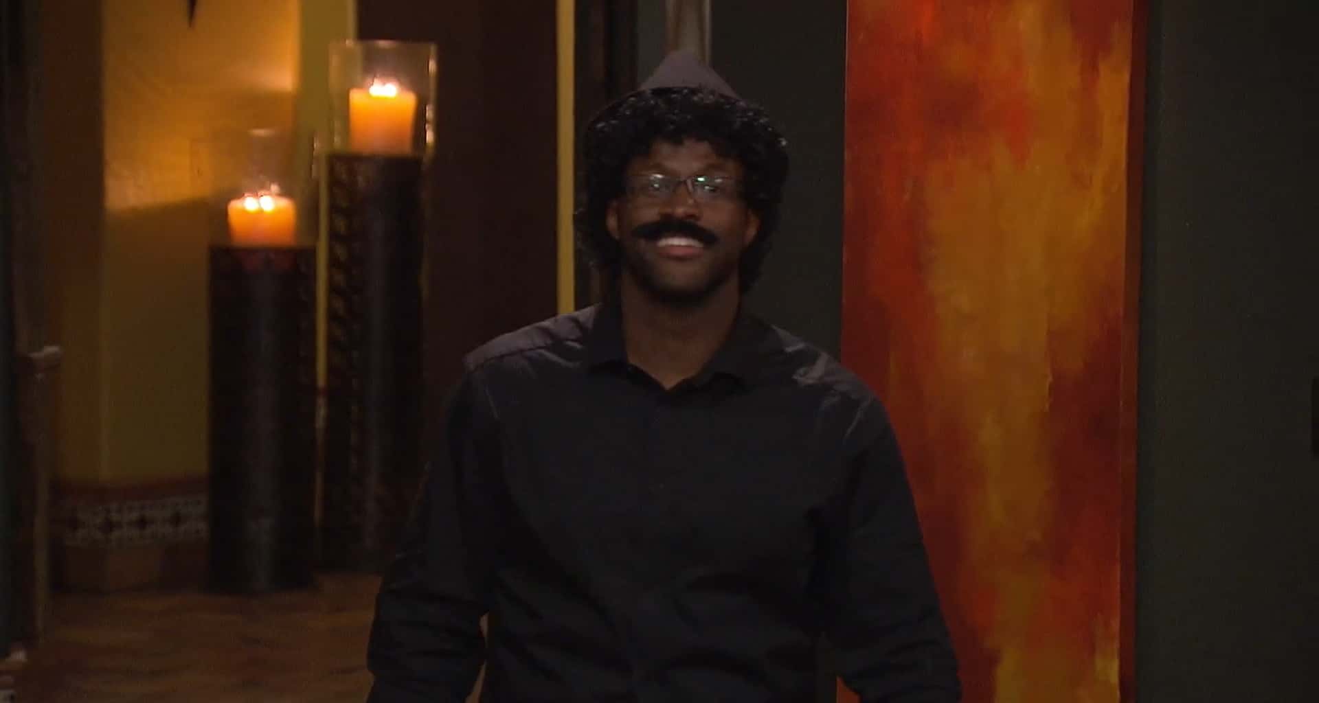 Nehemiah Lawson disguise as bartender to dig into Charity's suitor in 'The Bachelorette' season 20 (ABC via People)