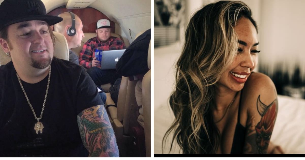 'Pawn Stars Do America' Season 2 star Chumlee Russell met his now wife then girlfriend Olivia Rademann in 2013 (Twitter/ Austin Chumlee/ Olivia Rademann)