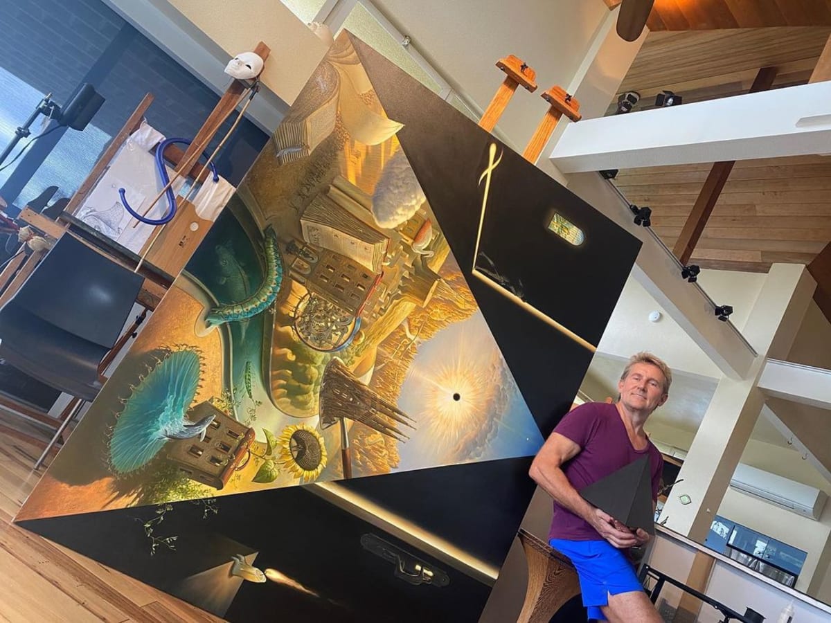 Painter Vladimir Kush is speculated to sue TLC for featuring his art in 'Sister Wives' without license (Instagram/@kushfineart)