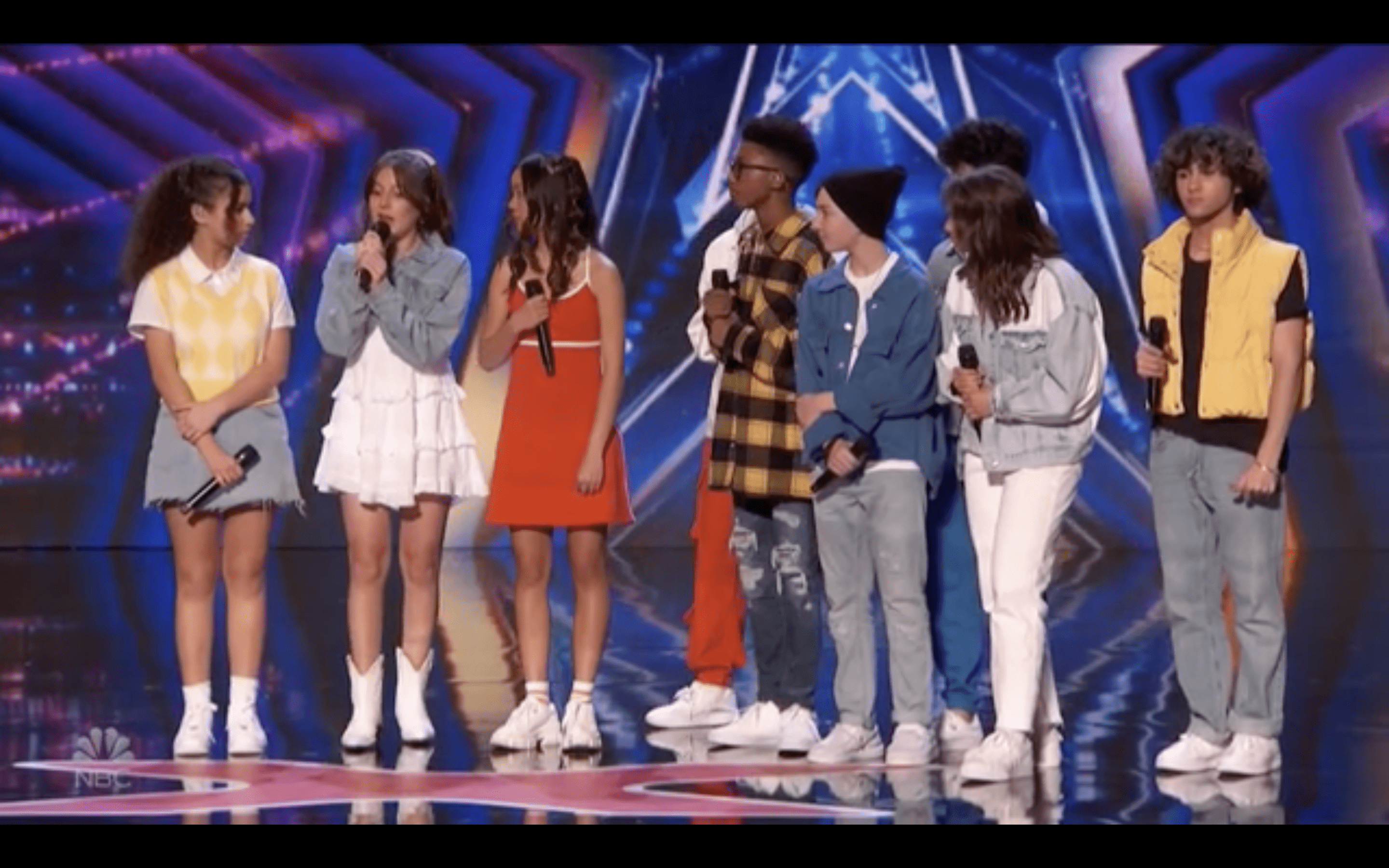 Acapop Kids on 'AGT' (NBC)