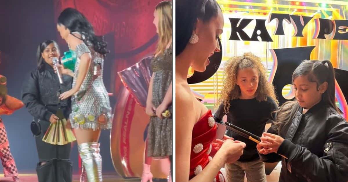 North West having fan-girl moment (@kimkardashian/Instagram)