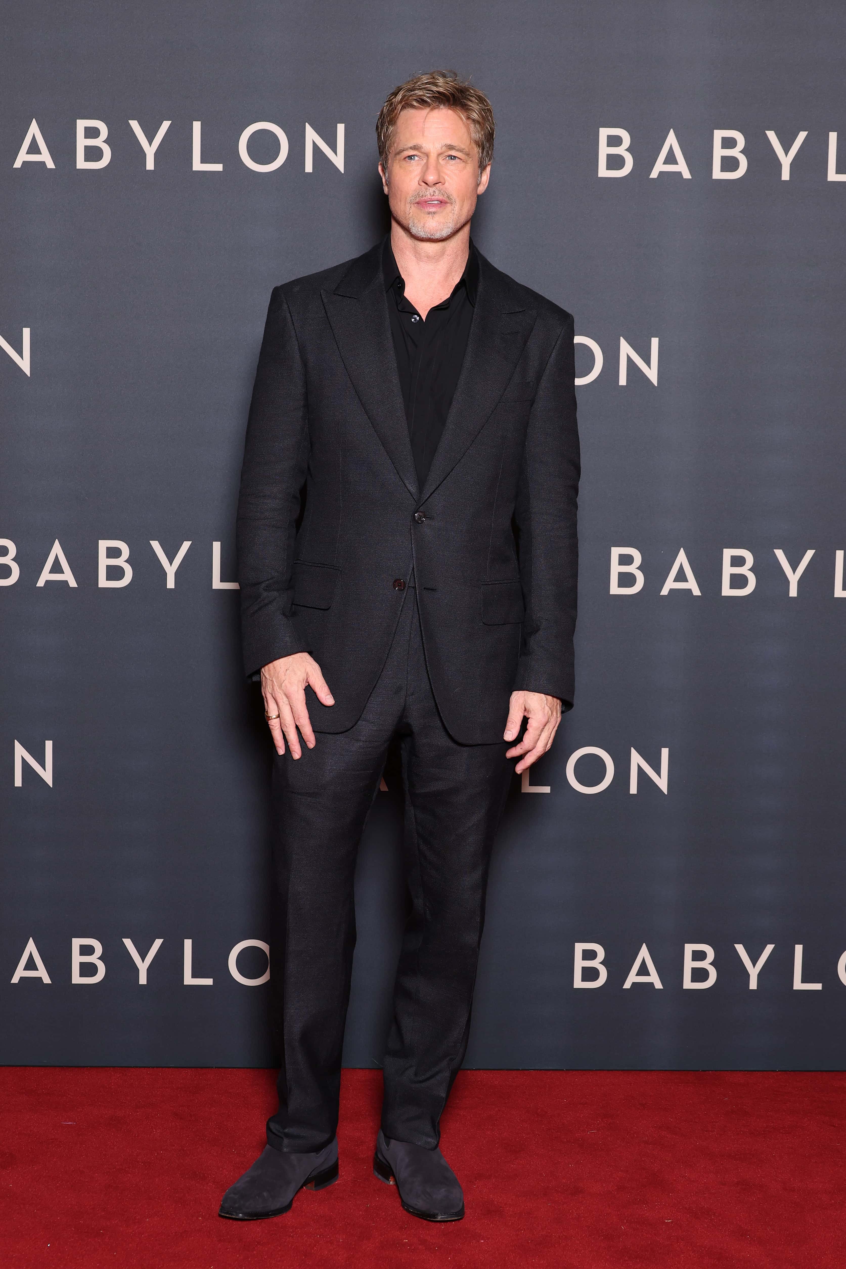 Brad Pitt attends the French Premiere of Paramount Pictures' 