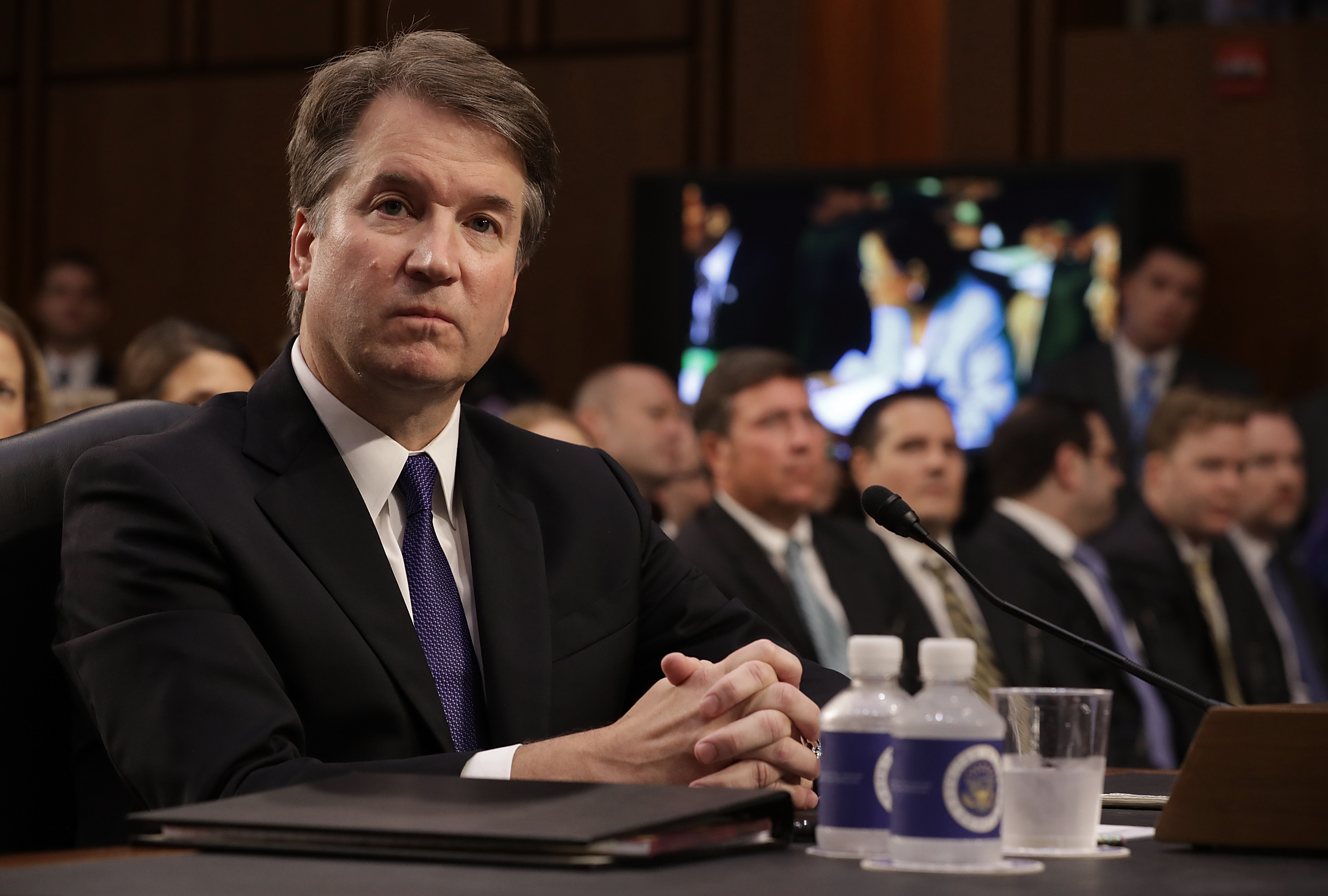 Supreme Court nominee Judge Brett Kavanaugh appears before the Senate Judiciary Committee during his Supreme Court confirmation hearing in the Hart Senate Office Building on Capitol Hill September 4, 2018, in Washington, DC. Kavanaugh was nominated by President Donald Trump to fill the vacancy on the court left by retiring Associate Justice Anthony Kennedy. (Getty Images)