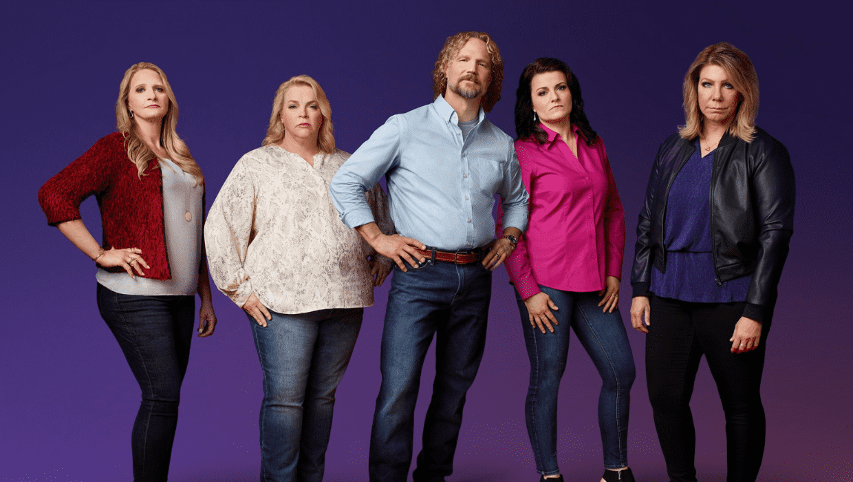 'Sister Wives' stars Christine, Janelle, Kody, Robyn, and Meri Brown (TLC)