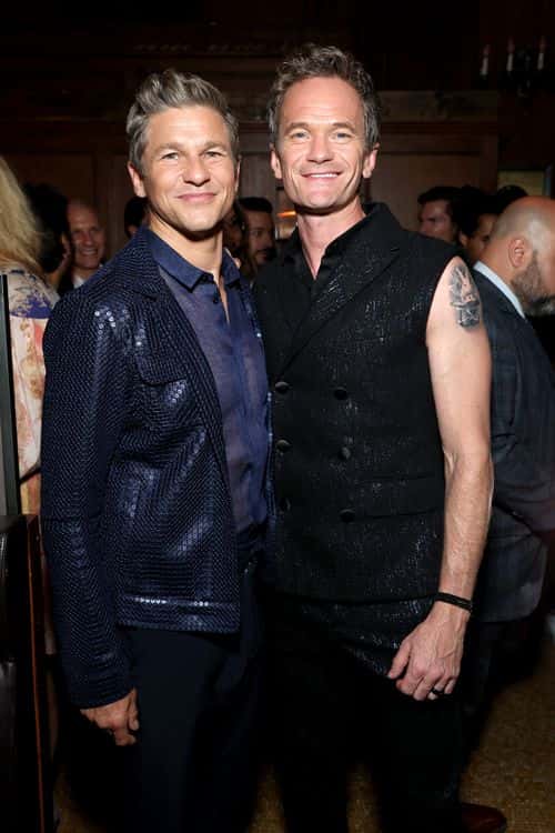 (L-R) David Burtka and Neil Patrick Harris attend the after party for the premiere of Uncoupled S1 presented by Netflix at The Oak Room on July 26, 2022 in New York City.