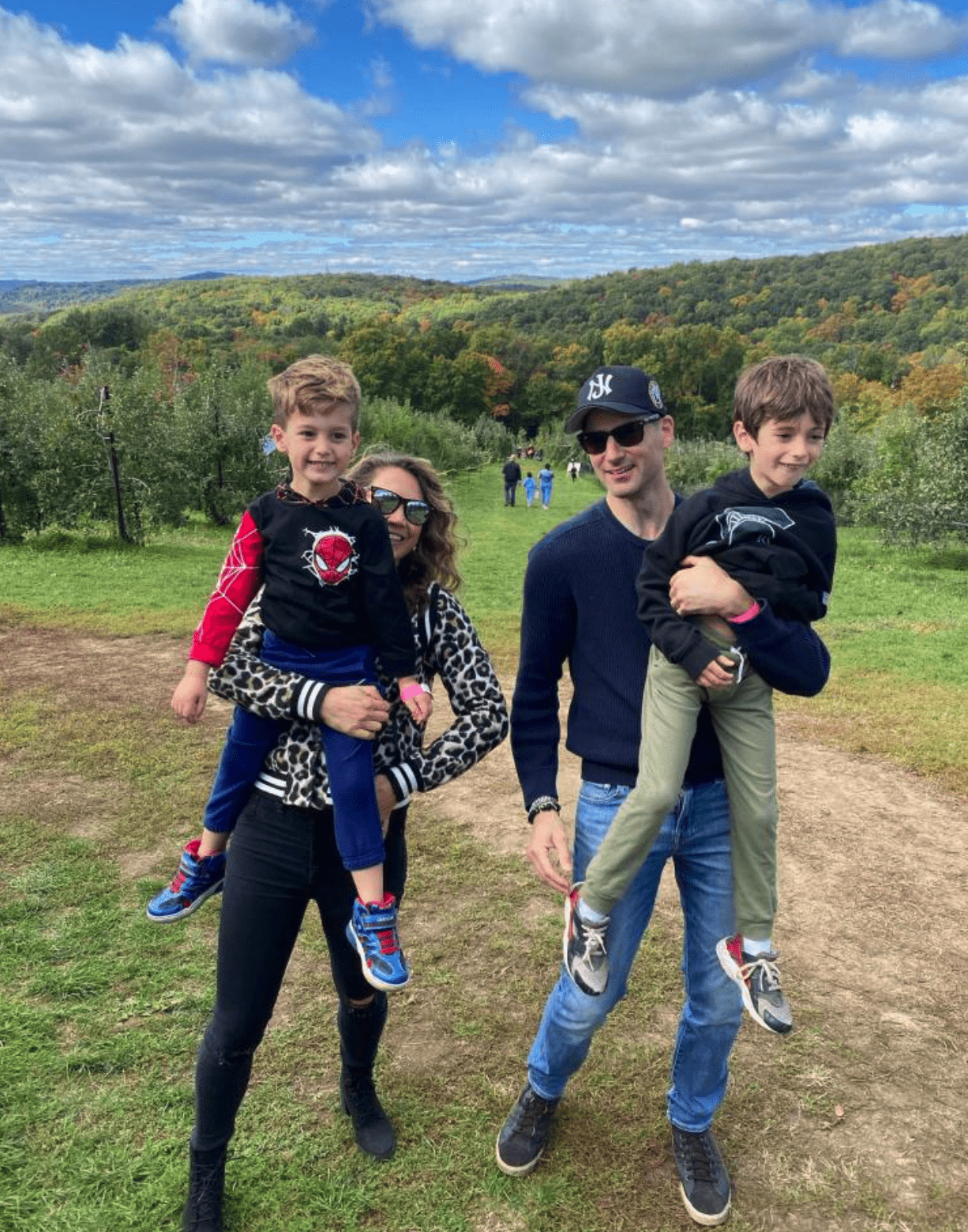 Ginger Zee is married to Ben Aaron and the couple have two sons named Adrian and Miles (@ginger_zee/Instagram)