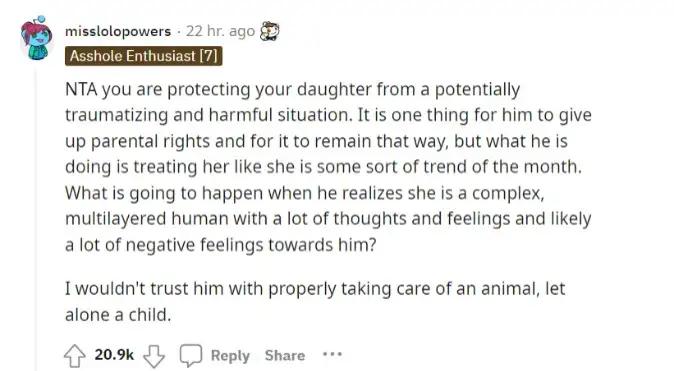 Reddit comment (Reddit)