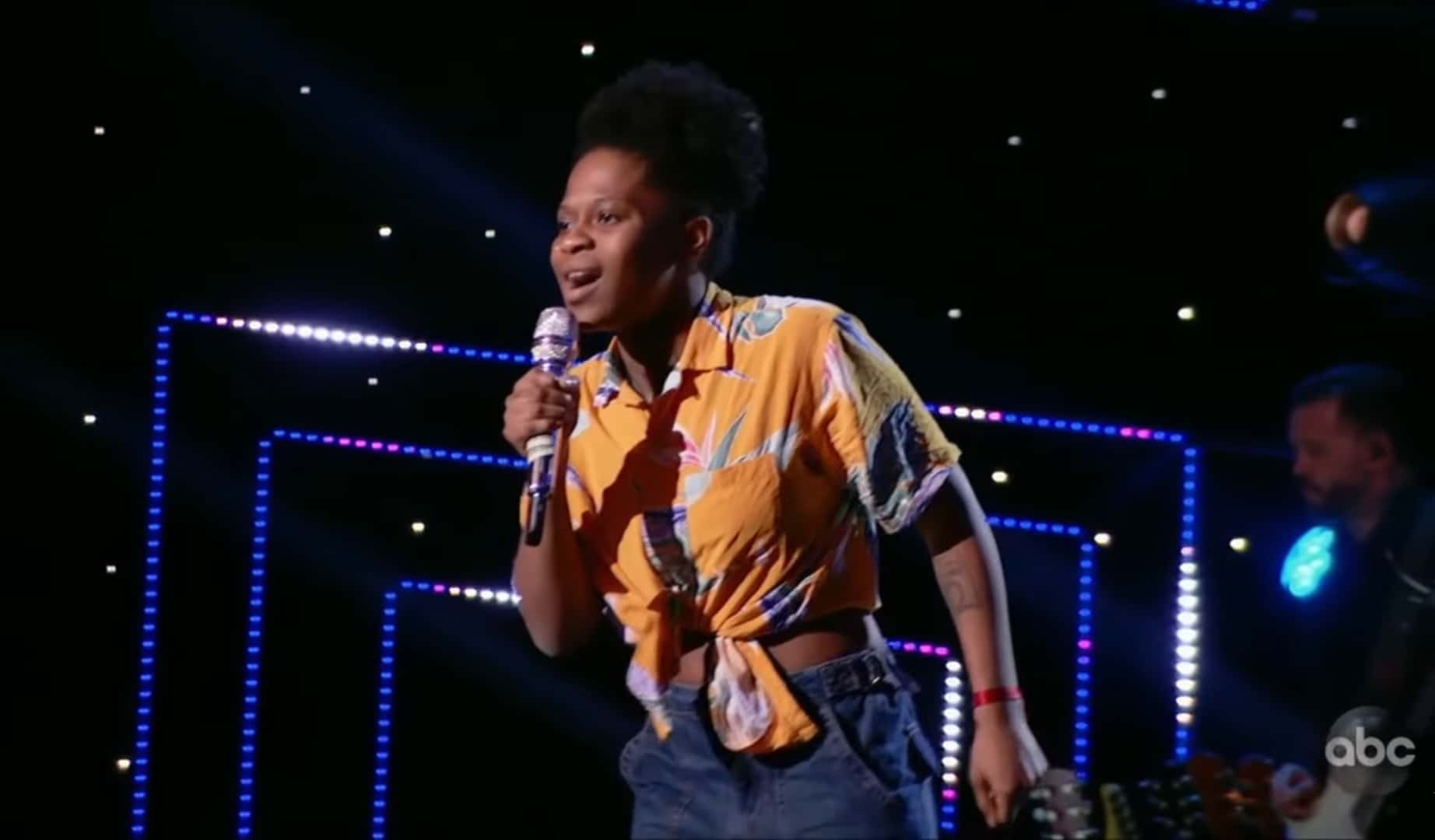 Samantha Diaz performed during 'American Idol' Season 18 (YouTube/abc)