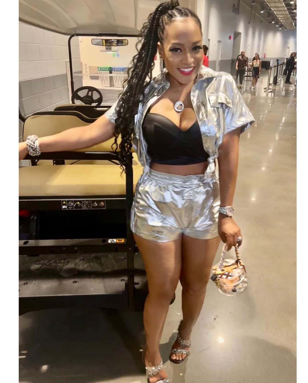 Monyetta Shaw has two children from her relationship with ex Ne-Yo. (Instagram/@monyettashaw) 