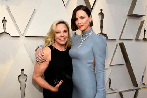 (L-R) Gerda Moritz and Charlize Theron attend the 91st Annual Academy Awards at Hollywood and Highland on February 24, 2019 in Hollywood, California.