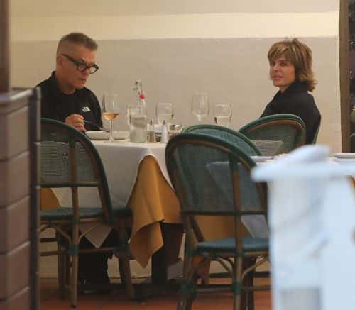 'RHOBH' star Lisa Rinna and husband Harry Hamlin grabbing lunch in Malibu (Backgrid)