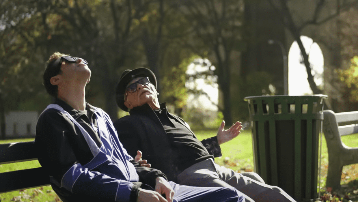Pete Davidson and Joe Pesci in a still from 'Bupkis' (YouTube/Peacock)
