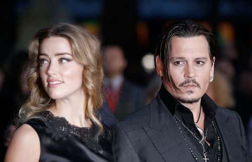Amber Heard and Johnny Depp attend the 