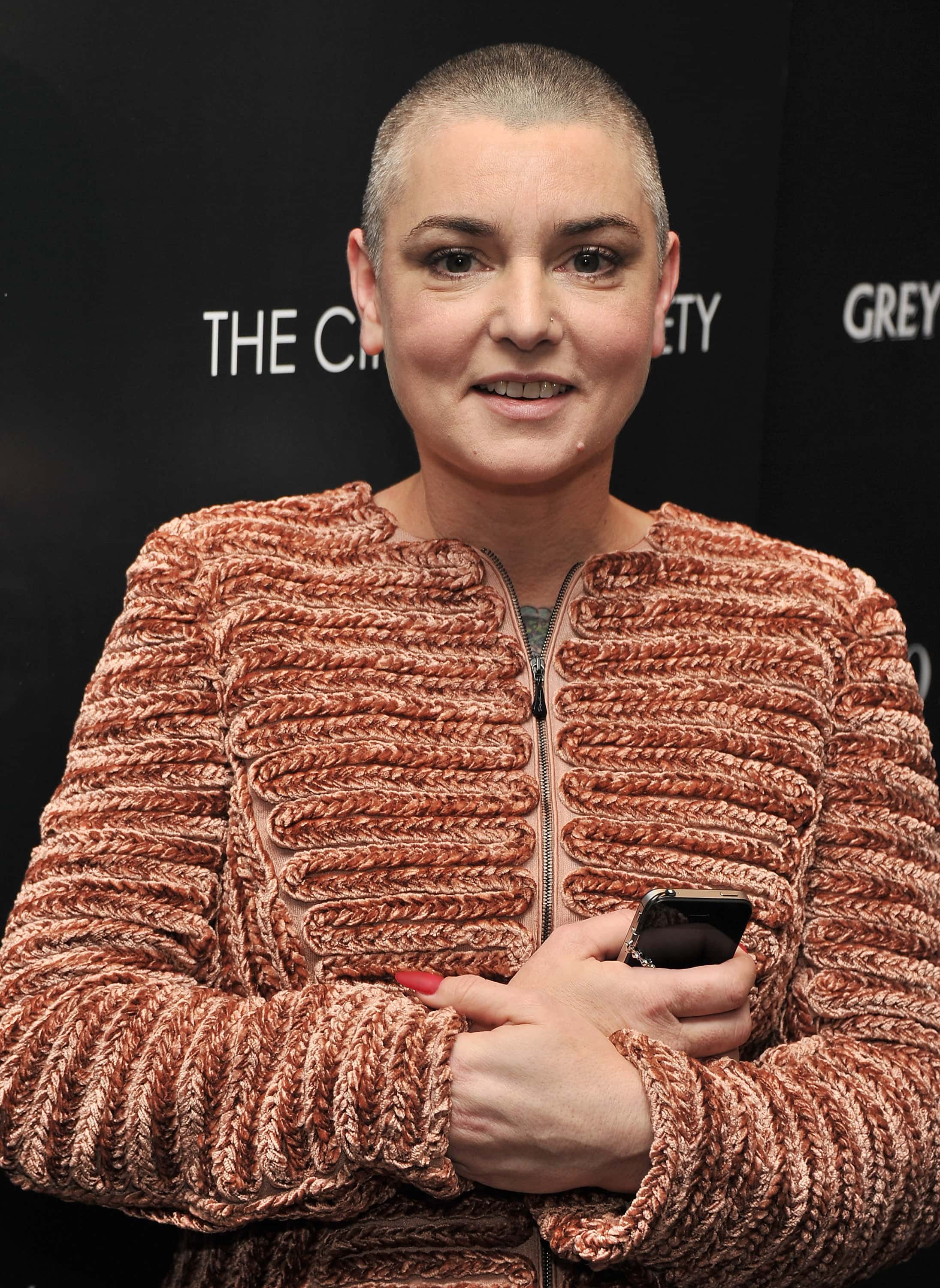 Singer Sinead O'Connor attends the Giorgio Armani & Cinema Society screening of 