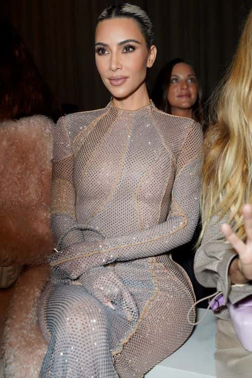 Kim Kardashian attends the FENDI 25th Anniversary of the Baguette at Hammerstein Ballroom on September 09, 2022 in New York City. (Photo by Sean Zanni/Getty Images for FENDI)