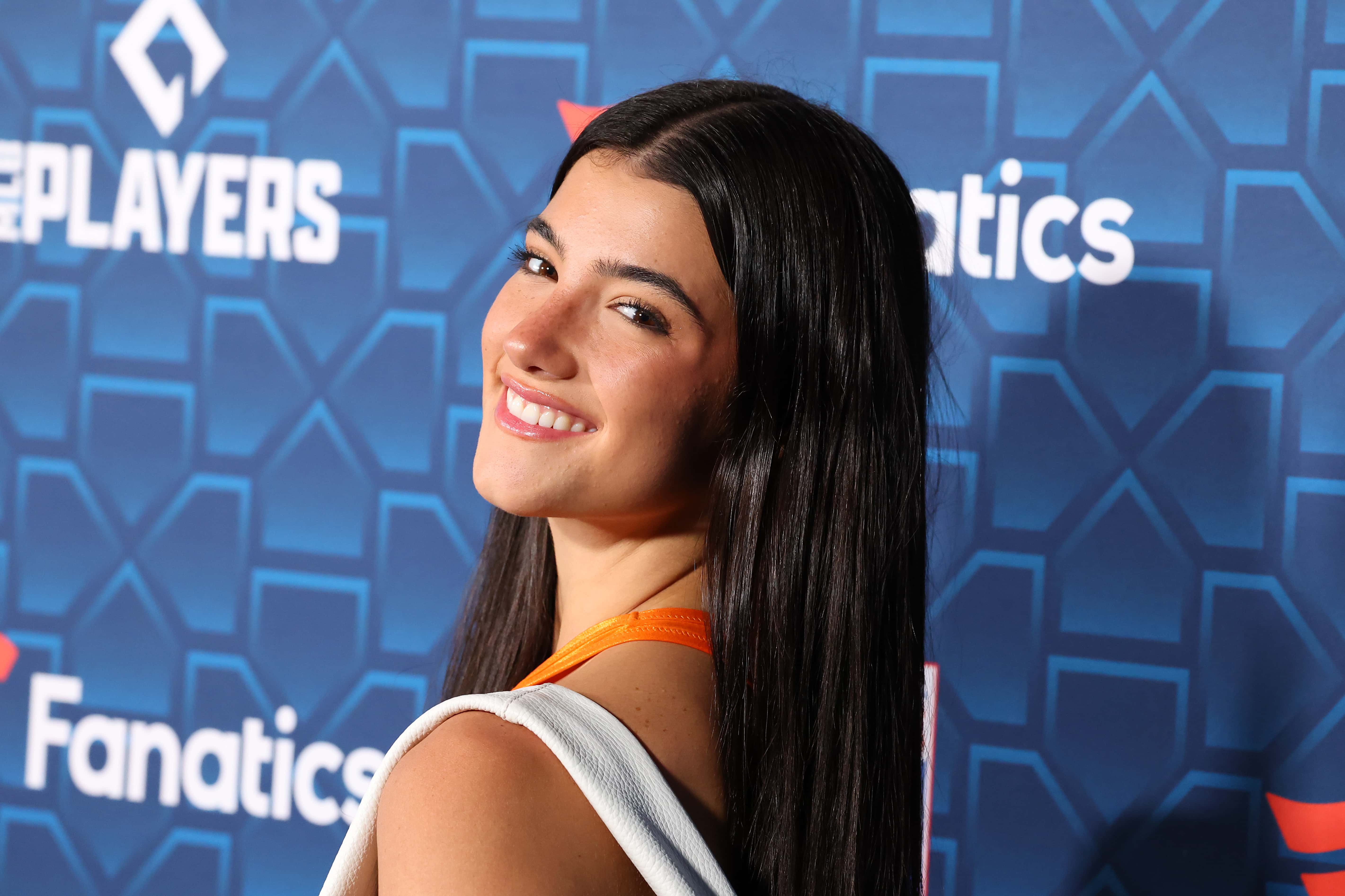 Charli D'Amelio attends Michael Rubin's MLBPA x Fanatics party at City Market Social House on July 18, 2022 in Los Angeles, California.