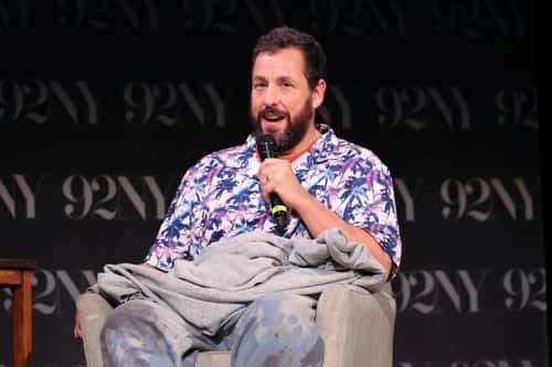 Adam Sandler speaks onstage during a conversation with Josh Horowitz at The 92nd Street Y, New York on November 29, 2022 in New York City. (Photo by Dia Dipasupil/Getty Images)