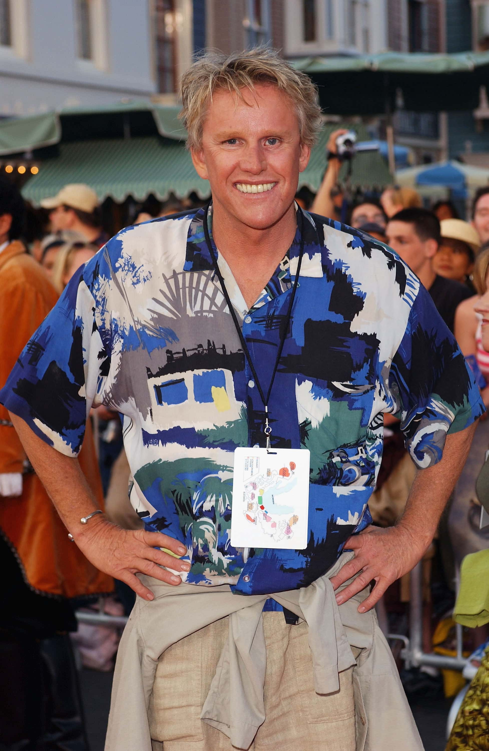 Actor Gary Busey arrives at the World Premiere of 