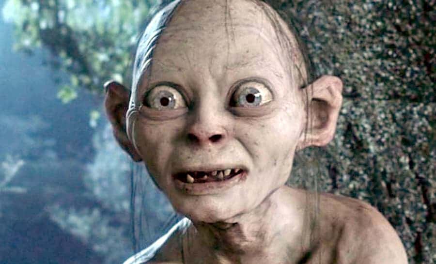 Andy Serkis as Gollum in 'Lord of the Rings' (New Line Cinema)