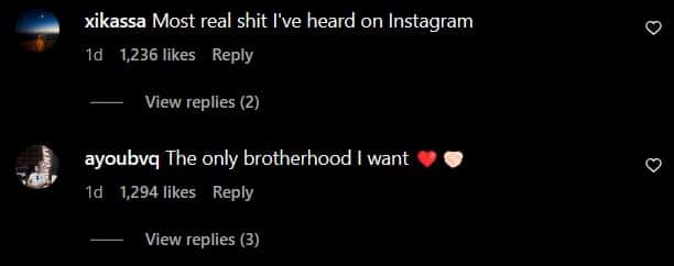 Some users commented on how this is the most amazing thing they saw on Instagram (cobracensored/Instagram)