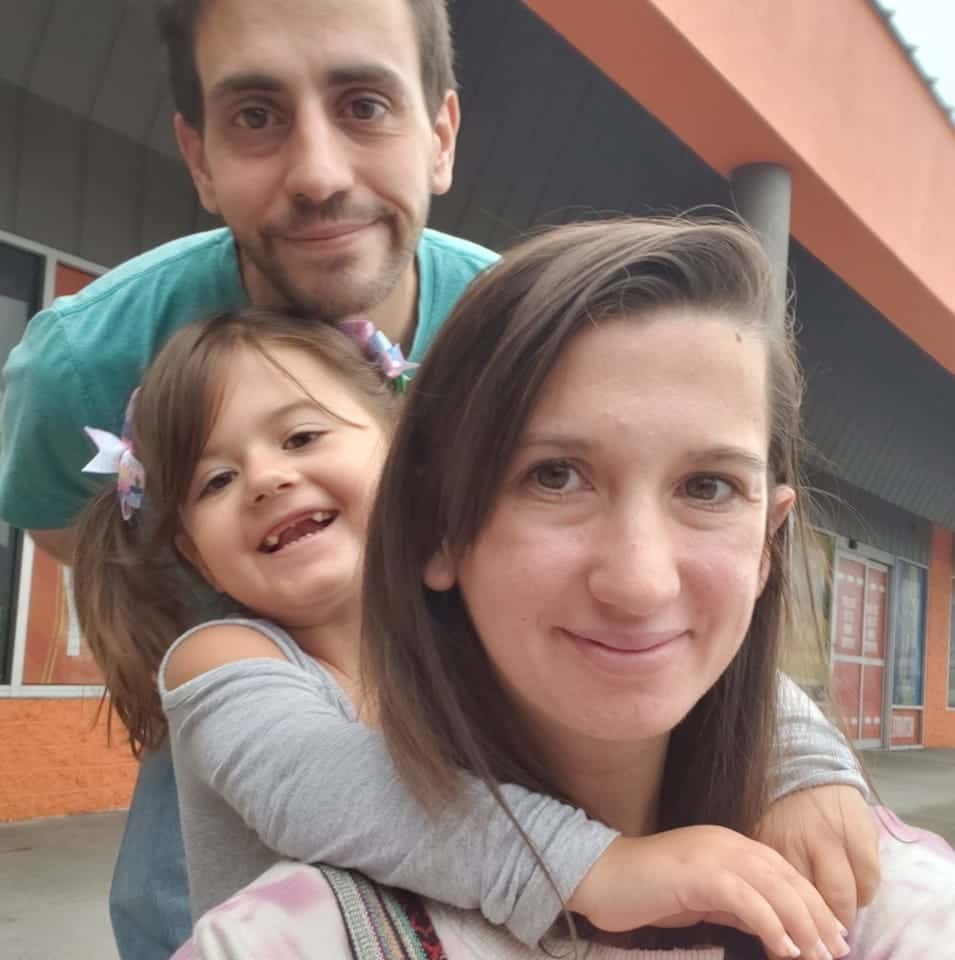 Brandon Fink with wife Alyssa Ortman and daughter Khali (Alyssa Ortman/Facebook)