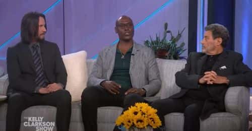 Lance Reddick talks about how he, Keanu Reeves, and Ian McShane became a 'family' (YouTube screenshot/@The Kelly Clarkson Show)