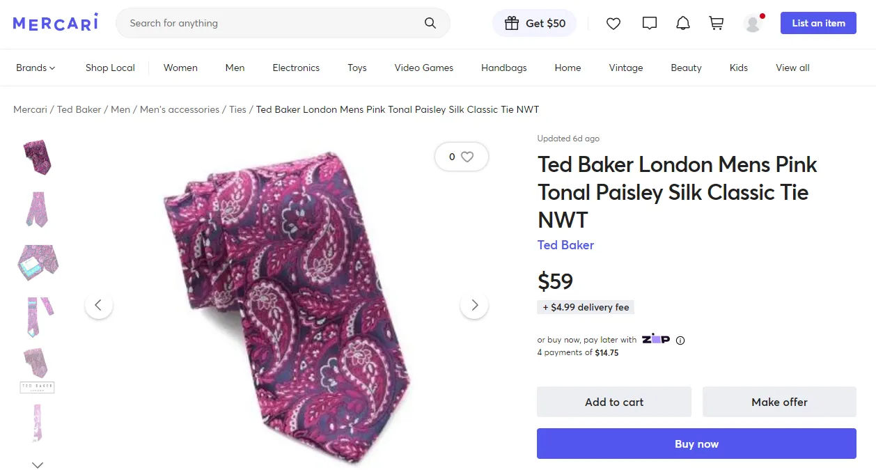 Ken Jennings' chosen tie for the 'Jeopardy!' episode (Jeopardy! But Make It Fashion)