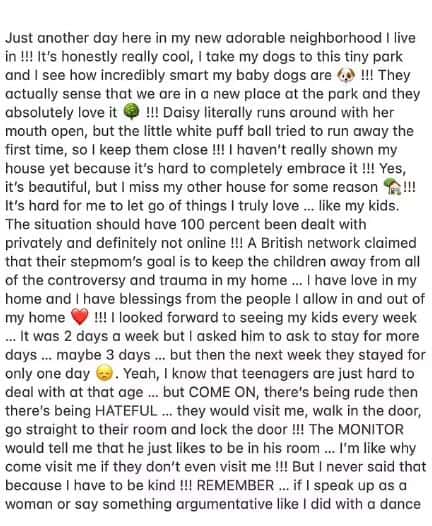 Britney stated how it is hard to let what we love go (@Britney Spears/Instagram)