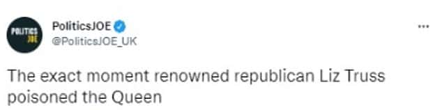 The controversial tweet (@PoliticsJOE_UK/Twitter)