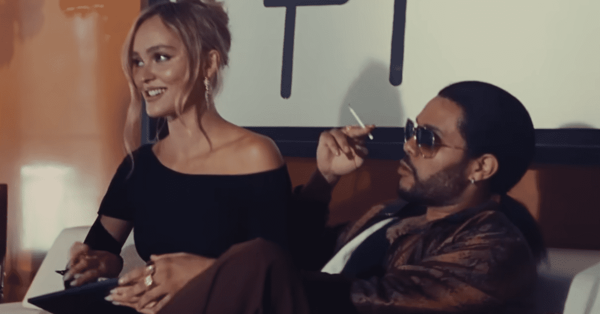 Lily-Rose Depp and The Weeknd  in 'The Idol'