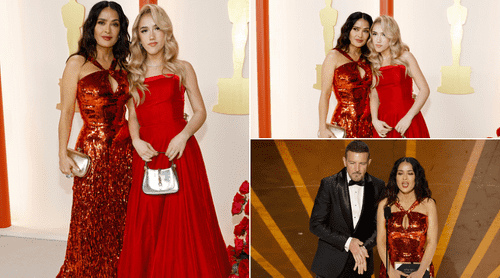 Salma Hayek at Oscars 2023.