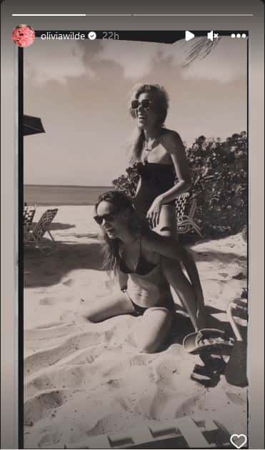 Olivia Wilde seemed to have enjoyed with her close companion Molly Howard on a sun-soaked vacation in the weekend (@oliviawilde, Instagram)