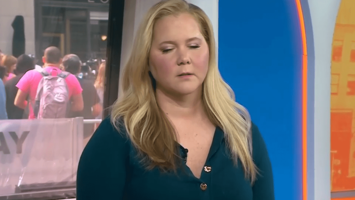 Amy Schumer snoozes during live broadcast on the 'Today' show (NBC)