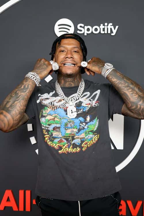 Moneybagg Yo attends Spotify's All-RapCaviar Experience on June 23, 2022 in Los Angeles, California.